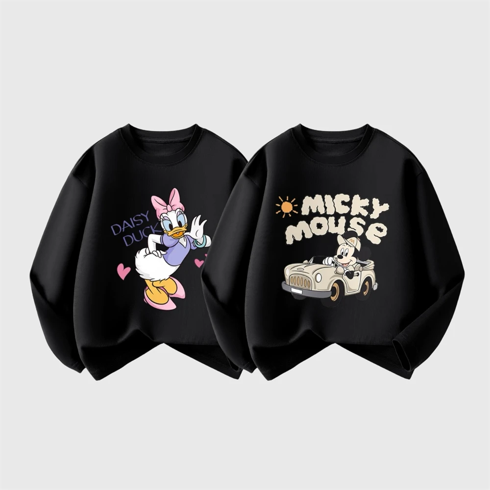 Новая футболка с Минни Дейзи Утка, модная одежда с героями мультфильмов, футболка из чистого хлопка, топы с длинными рукавами, верхняя одежда, простые универсальные пуловеры
Новая футболка с Минни Дейзи Утка, модная одежда с героями мультфильмов, футболка из чистого хлопка, топы с длинными рукавами, верхняя одежда, простые универсальные пуловеры