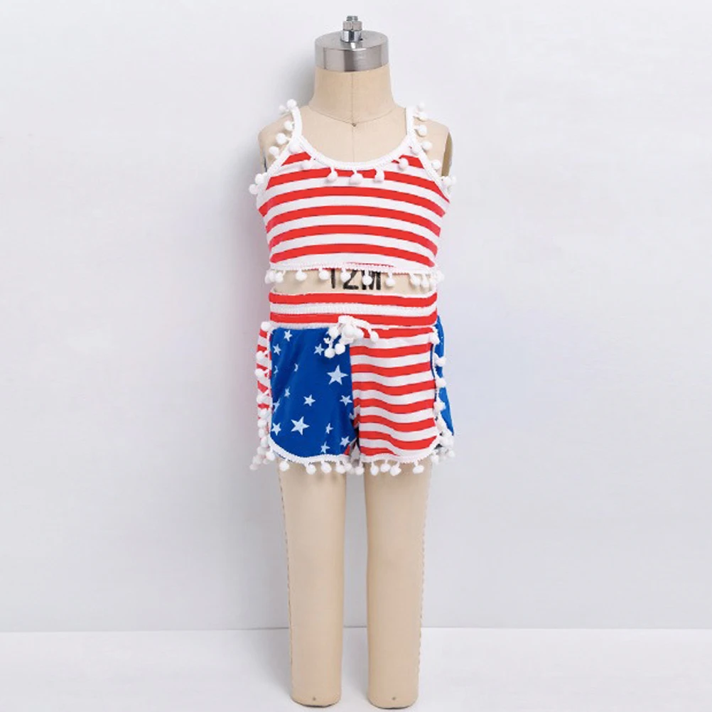 Children's Suspender Suit Independence Day Costume Set Party Stripe Red Toddlers Clothes
Children's Suspender Suit Independence Day Costume Set Party Stripe Red Toddlers Clothes