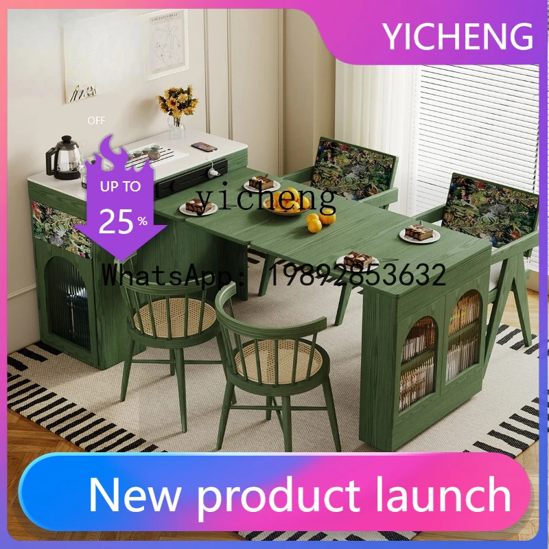 Выдвижной обеденный стол H4. Островный обеденный стол из массива дерева. Встроенный складной обеденный многофункциональный чайный столик.
Выдвижной обеденный стол H4. Островный обеденный стол из массива дерева. Встроенный складной обеденный многофункциональный чайный столик.