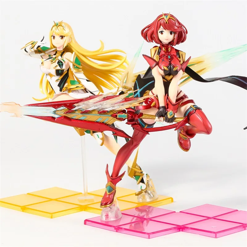 Xenoblade Chronicles 2 Hikari Mythra / Pyra Homura PVC Figurine Doll Model Figure Toy Decoration Brinquedos
Xenoblade Chronicles 2 Hikari Mythra / Pyra Homura PVC Figurine Doll Model Figure Toy Decoration Brinquedos