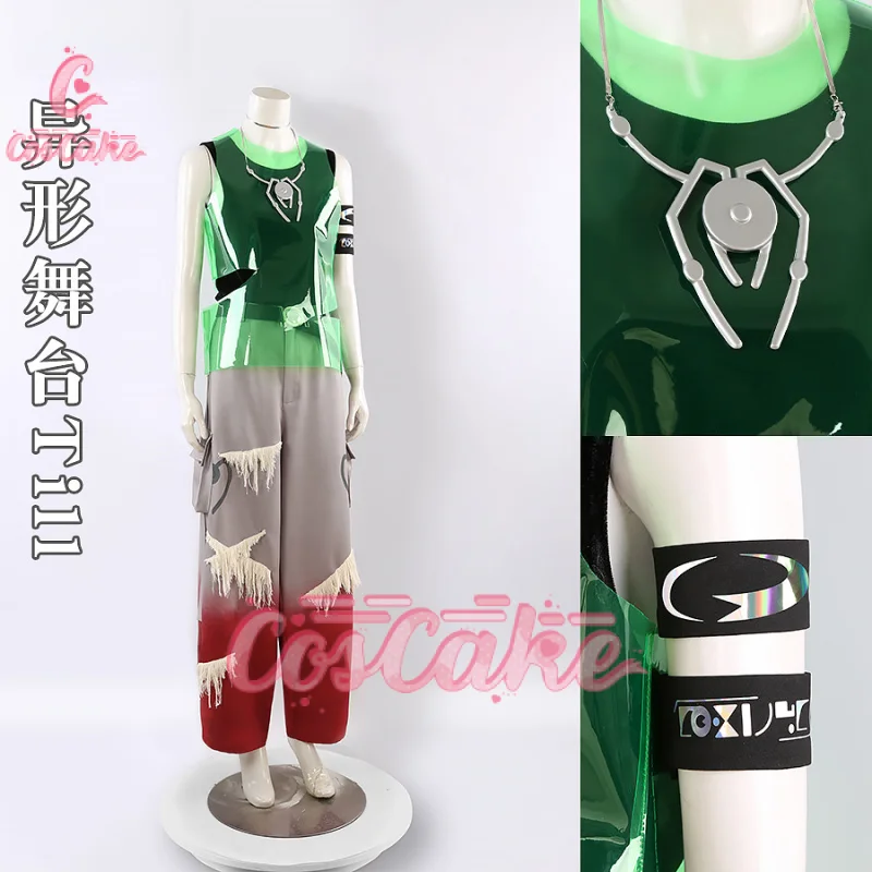 Anime Alien Stage Till Cosplay Costume Round 7 Blink Gone Suit Top Pants Props Necklace Set For Halloween Customized Coscake
Anime Alien Stage Till Cosplay Costume Round 7 Blink Gone Suit Top Pants Props Necklace Set For Halloween Customized Coscake