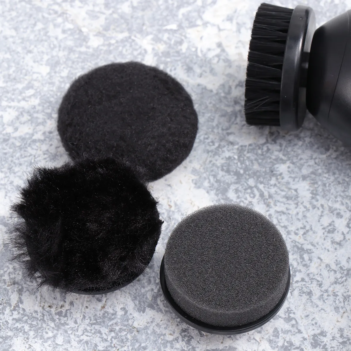 Handheld Electric Shoes Scrubber 4-in-1 Shoe Polish Kit Microfiber Premium Net Cotton Brushes Portable Travel Friendly
Handheld Electric Shoes Scrubber 4-in-1 Shoe Polish Kit Microfiber Premium Net Cotton Brushes Portable Travel Friendly