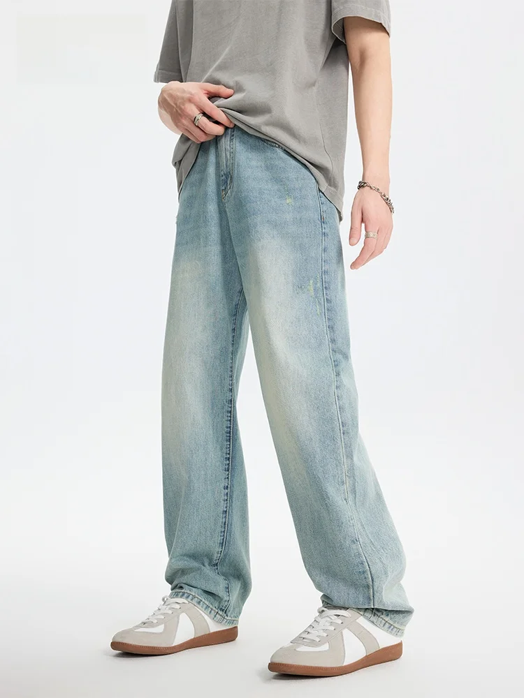 JFU Relsel Cool 2025 Summer American Retro Waed Straight Leg Jeans Men's Loose Casual Long Pants Youth Trend Cotton Lyocell...
JFU Relsel Cool 2025 Summer American Retro Waed Straight Leg Jeans Men's Loose Casual Long Pants Youth Trend Cotton Lyocell...