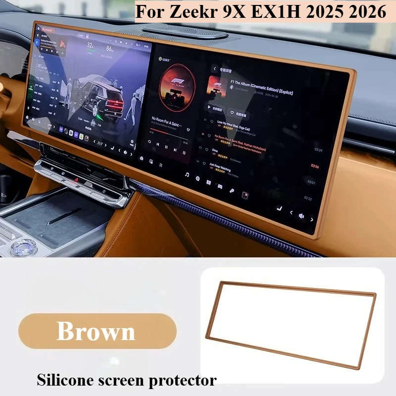 For Zeekr 9X EX1H 2025 2026 Car Central Control Navigation Screen Displays Protective Case Silicone Frame Accessories
For Zeekr 9X EX1H 2025 2026 Car Central Control Navigation Screen Displays Protective Case Silicone Frame Accessories