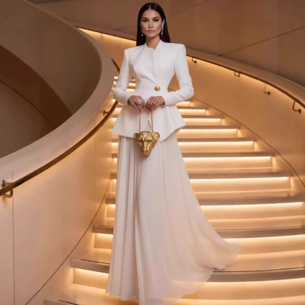 Women Two Piece Sets Skirt Set Full Sleeve Blazer Y2k Streetwear Elegant Work Floor Length Skirts A Line Tight Waist Summer 2026
Women Two Piece Sets Skirt Set Full Sleeve Blazer Y2k Streetwear Elegant Work Floor Length Skirts A Line Tight Waist Summer 2026