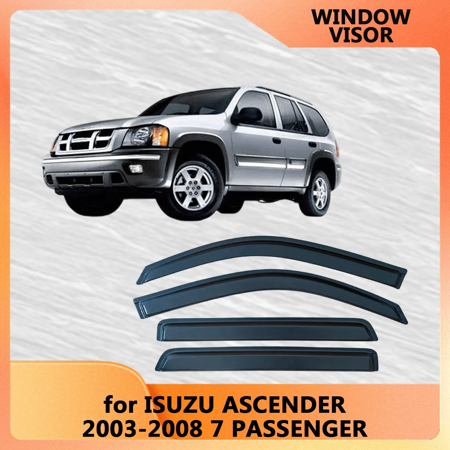 Оконный козырек для ISUZU ASCENDER 2003-2008 Weathershied дверной козырек ветрозащитный козырек от дождя боковые окна ветровые дефлекторы автозапчасти
Оконный козырек для ISUZU ASCENDER 2003-2008 Weathershied дверной козырек ветрозащитный козырек от дождя боковые окна ветровые дефлекторы автозапчасти