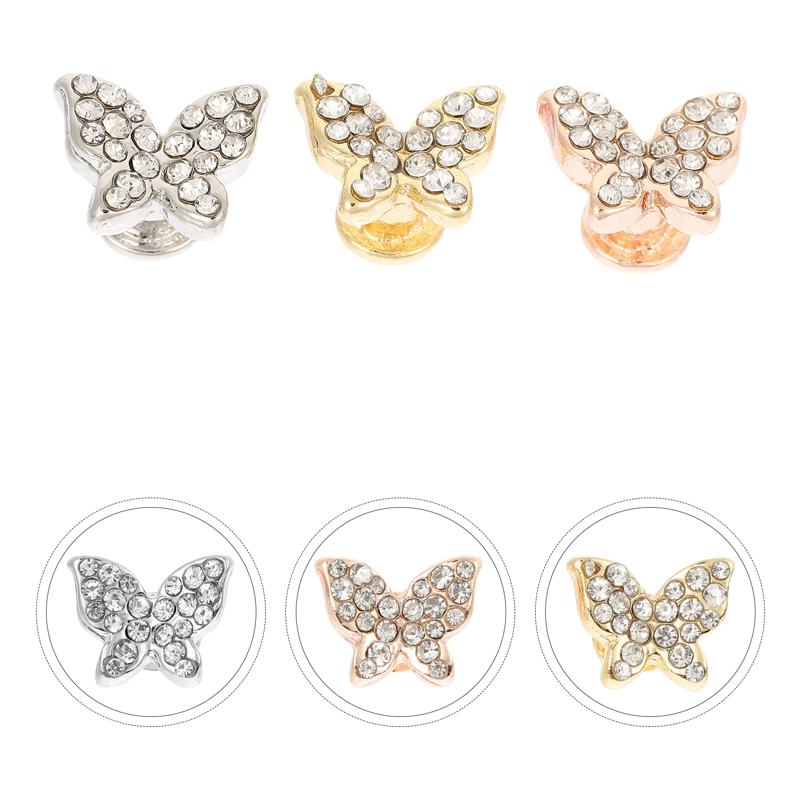 3Pcs Exquisite Watchband Nails Replaceable Decorative Charm Lightweight Compact Size Good Gift Choice Watch Nail
3Pcs Exquisite Watchband Nails Replaceable Decorative Charm Lightweight Compact Size Good Gift Choice Watch Nail