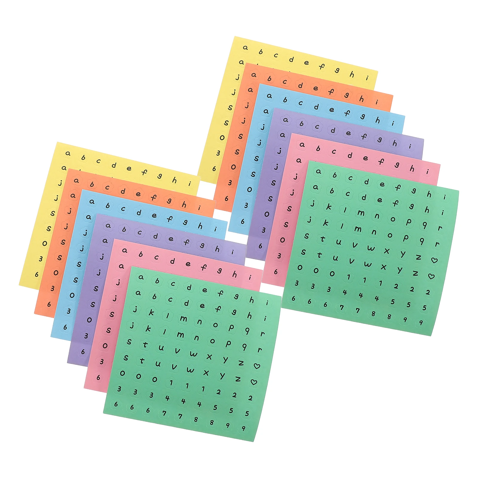 6pcs 12 Sheets Alphabet Stickers for Scrapbooking Notebook Number Decals Card Decoration Adhesive Letter Diy Craft Handmade
6pcs 12 Sheets Alphabet Stickers for Scrapbooking Notebook Number Decals Card Decoration Adhesive Letter Diy Craft Handmade