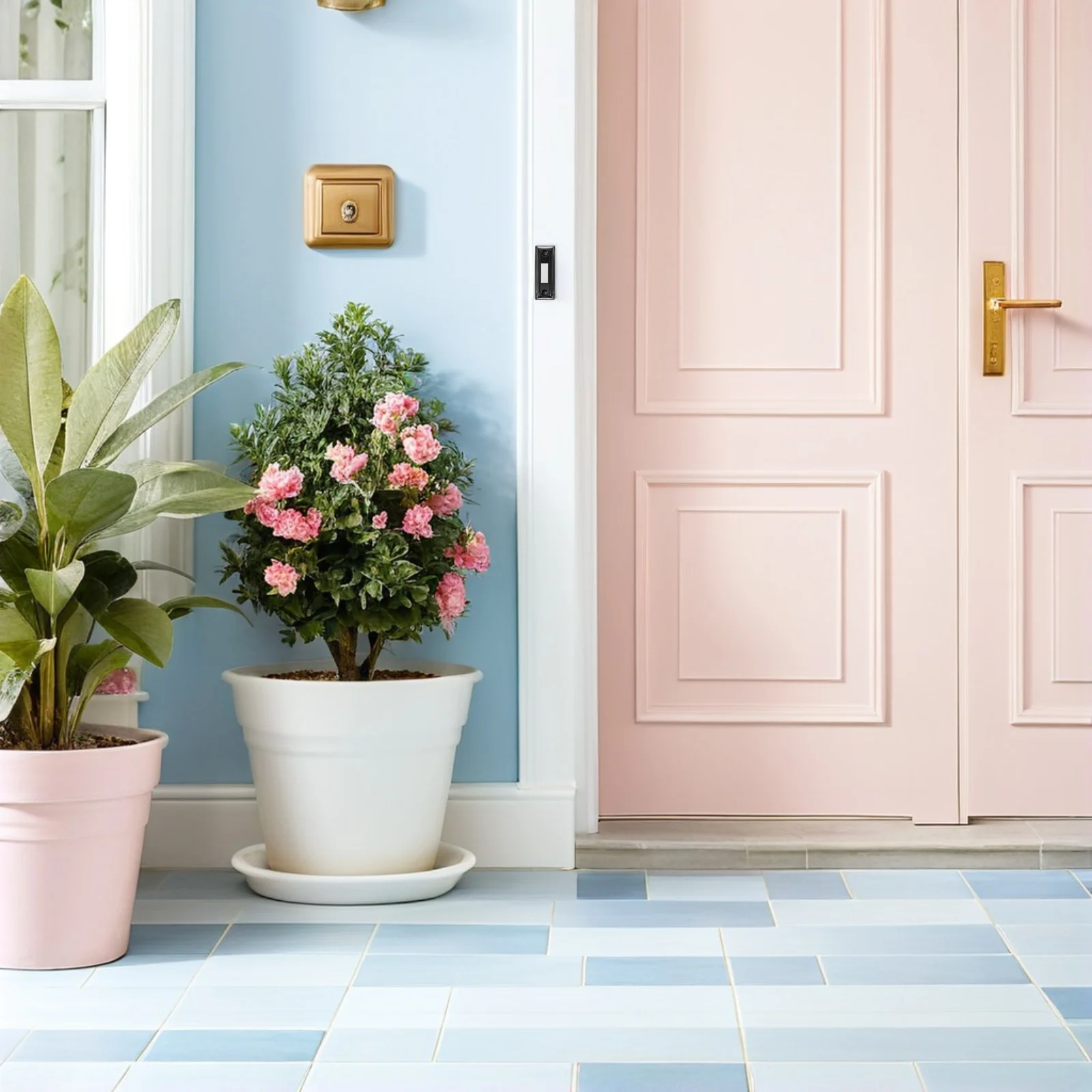 Vintage Inspired Metal Doorbell Aesthetic Ornamental Accent for Doors Material Waterproof Suitable for Various Settings
Vintage Inspired Metal Doorbell Aesthetic Ornamental Accent for Doors Material Waterproof Suitable for Various Settings