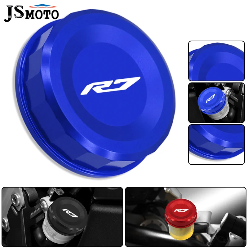 NEW R7 Motorcycle Accessories Rear Brake Fluid Reservoir Cover Decorative Cylinder Oil Tank Cap For YZF-R7 r7 2022 2023 2024
NEW R7 Motorcycle Accessories Rear Brake Fluid Reservoir Cover Decorative Cylinder Oil Tank Cap For YZF-R7 r7 2022 2023 2024