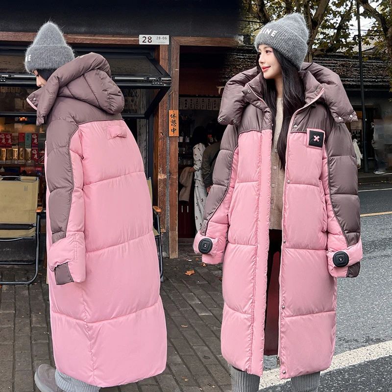 Длинные парки 2024, новая зимняя куртка с хлопковой подкладкой, женская куртка с контрастной строчкой, корейская версия, свободная стеганая женская до колена
Длинные парки 2024, новая зимняя куртка с хлопковой подкладкой, женская куртка с контрастной строчкой, корейская версия, свободная стеганая женская до колена