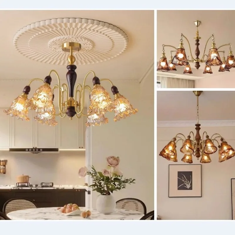 French vintage living room chandelier new Chinese Song Dynasty aesthetics American dining room bedroom dining room hall lamp
French vintage living room chandelier new Chinese Song Dynasty aesthetics American dining room bedroom dining room hall lamp