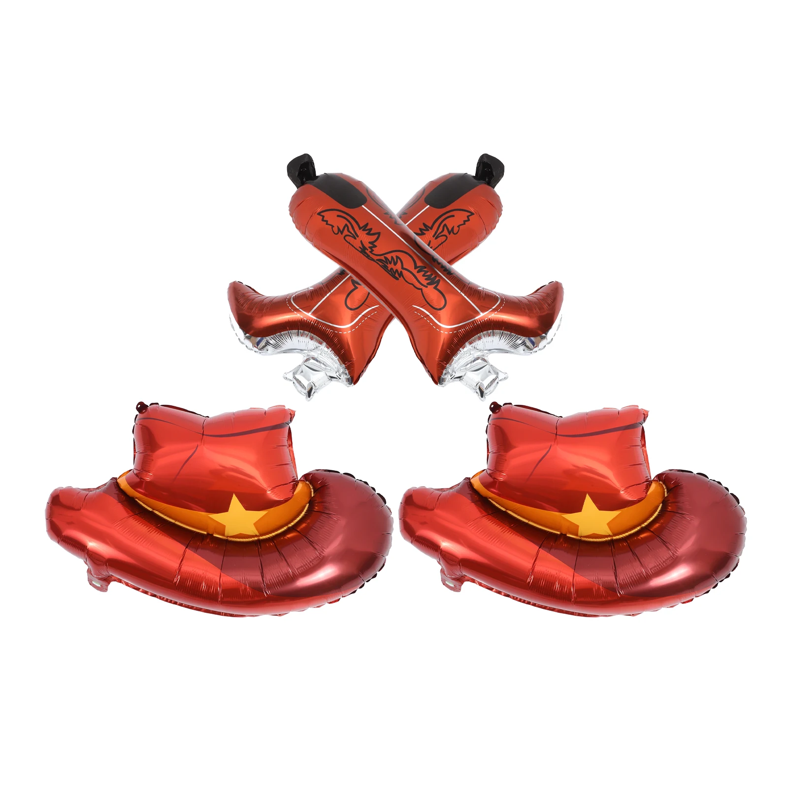 4 Pcs Hat Boot Foil Balloons Decor Inflatable Foil Balloons Western Party Supplies Birthday Photo Props Bright Colors Aluminum
4 Pcs Hat Boot Foil Balloons Decor Inflatable Foil Balloons Western Party Supplies Birthday Photo Props Bright Colors Aluminum