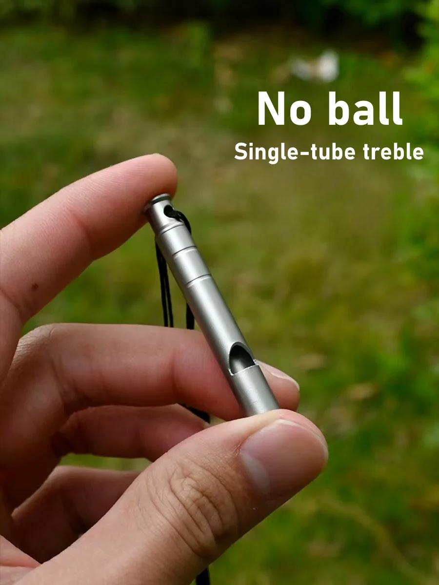 Outdoor Survival Camping Titanium Alloy High-Frequency Whistle Emergency Drill Training Competition Portable Whistle
Outdoor Survival Camping Titanium Alloy High-Frequency Whistle Emergency Drill Training Competition Portable Whistle