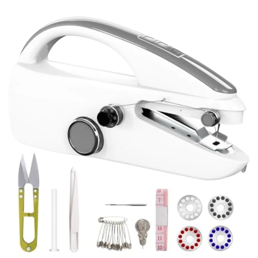 Handheld Sewing MachinePortable Mini Sewing Machine Easy to Use Fast Sewing Speed Suitable for Sewing Clothes Fabric DIY Home M
Handheld Sewing MachinePortable Mini Sewing Machine Easy to Use Fast Sewing Speed Suitable for Sewing Clothes Fabric DIY Home M