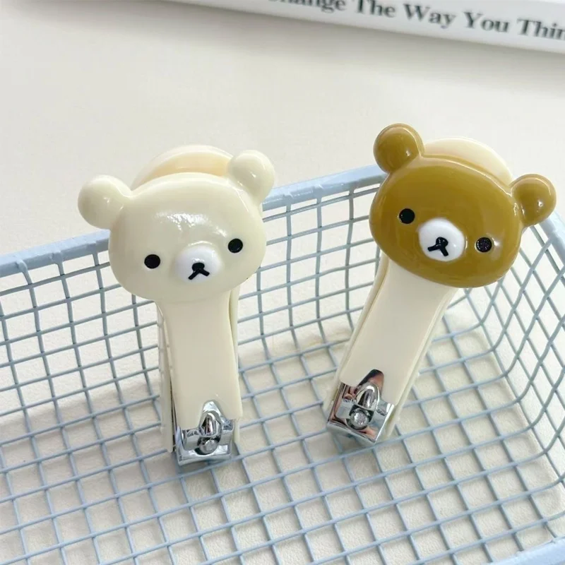 Rilakkuma Cute Nail Scissors Cartoon Anime Derivative Peripheral Nail Clippers for Home Dormitories Kid Kawaii Portable Tools
Rilakkuma Cute Nail Scissors Cartoon Anime Derivative Peripheral Nail Clippers for Home Dormitories Kid Kawaii Portable Tools