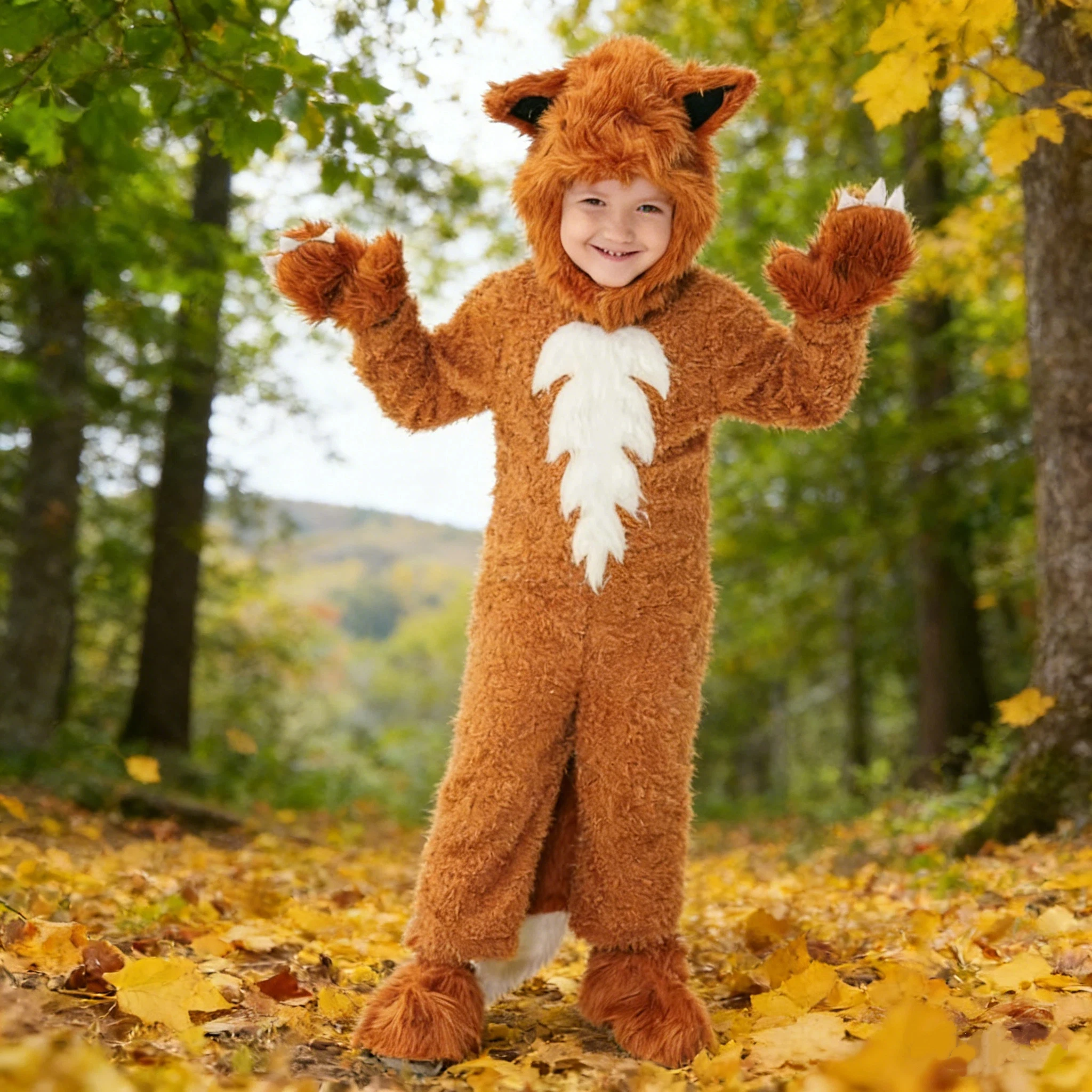 2026 Enfant Cute Little Fox Cosplay Costumes Fashion Jumpsuit Carnival Holiday Party Funny Clothes Stage Performance Dress Up
2026 Enfant Cute Little Fox Cosplay Costumes Fashion Jumpsuit Carnival Holiday Party Funny Clothes Stage Performance Dress Up