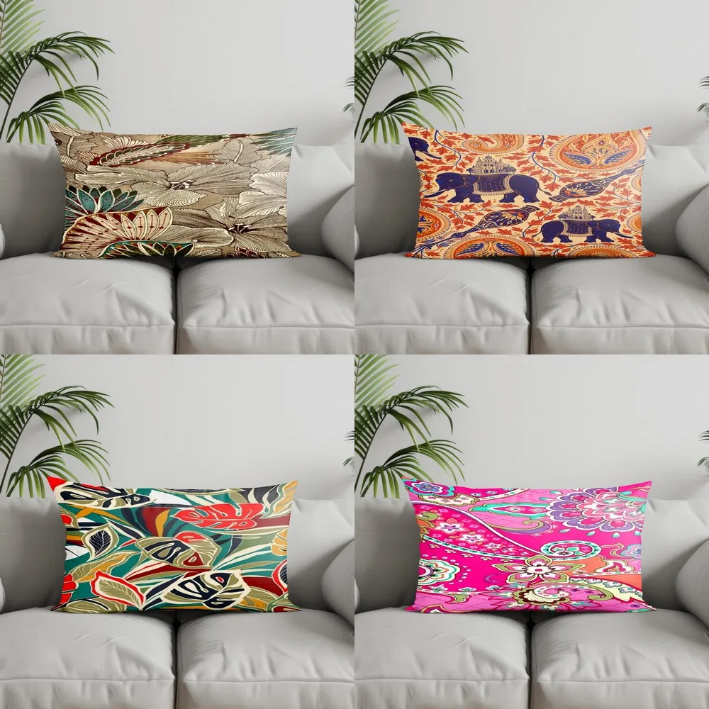 Home Decor Exotic Patterns Pillow Covers Suitable For Sofa Bedroom Car Pillow Cover Cushion Rectangular Back Cushion
Home Decor Exotic Patterns Pillow Covers Suitable For Sofa Bedroom Car Pillow Cover Cushion Rectangular Back Cushion