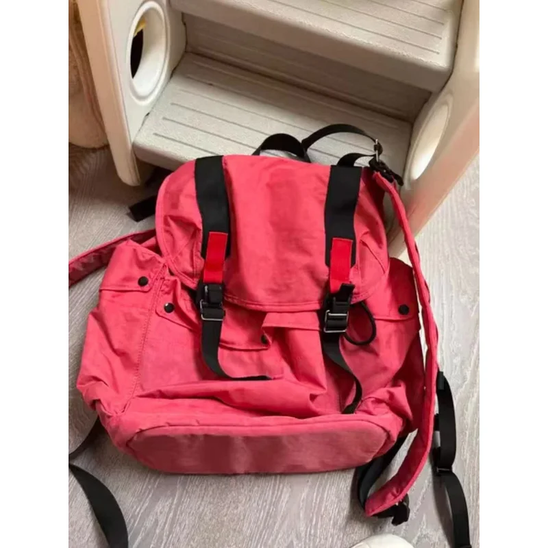 Women Fashion Pink Backpacks Large Capacity Nylon Outdoor Hiking Bag Lightweight Travel Bags Y2k School Backpack For Students
Women Fashion Pink Backpacks Large Capacity Nylon Outdoor Hiking Bag Lightweight Travel Bags Y2k School Backpack For Students
