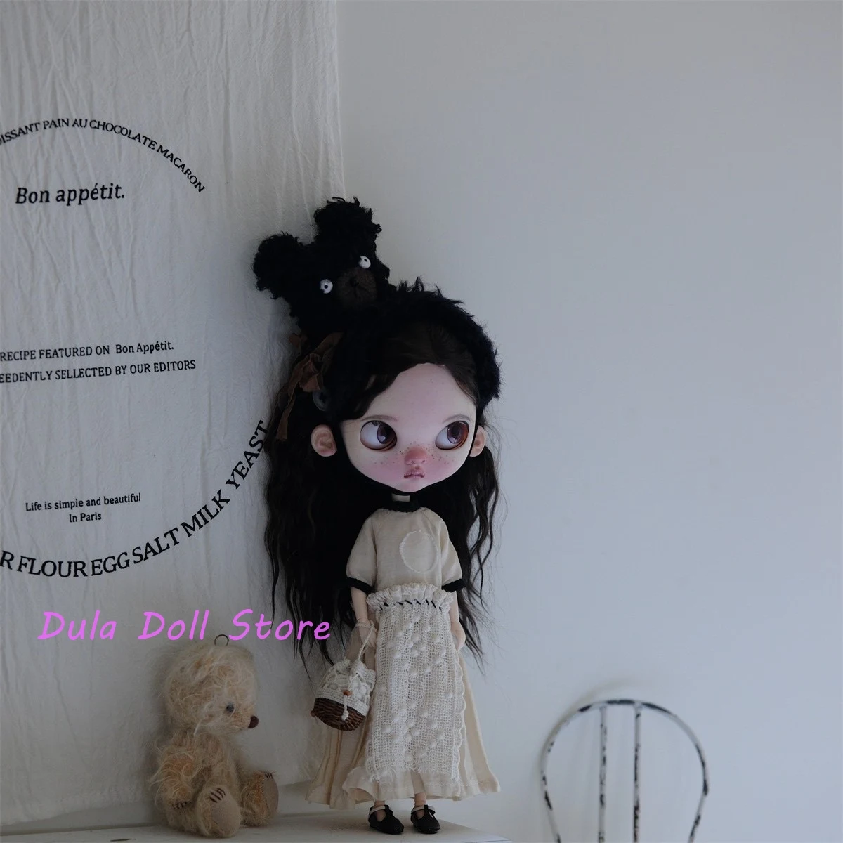 Dula Doll Clothes Retro beige dress for Blythe Landoudou Landazz Qbaby ob24 ob22 Azone Doll
Dula Doll Clothes Retro beige dress for Blythe Landoudou Landazz Qbaby ob24 ob22 Azone Doll