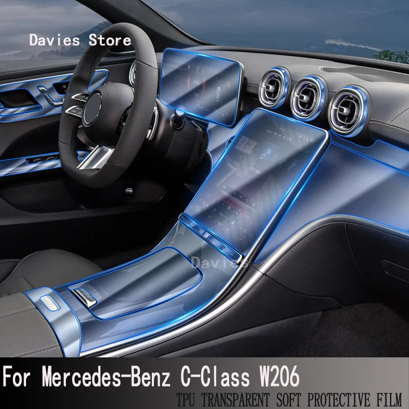 For Mercedes-Benz W206 C-Class(2022) Car GPS Navigation LCD Screen TPU Protective Film Protector Decoration Stickers
For Mercedes-Benz W206 C-Class(2022) Car GPS Navigation LCD Screen TPU Protective Film Protector Decoration Stickers