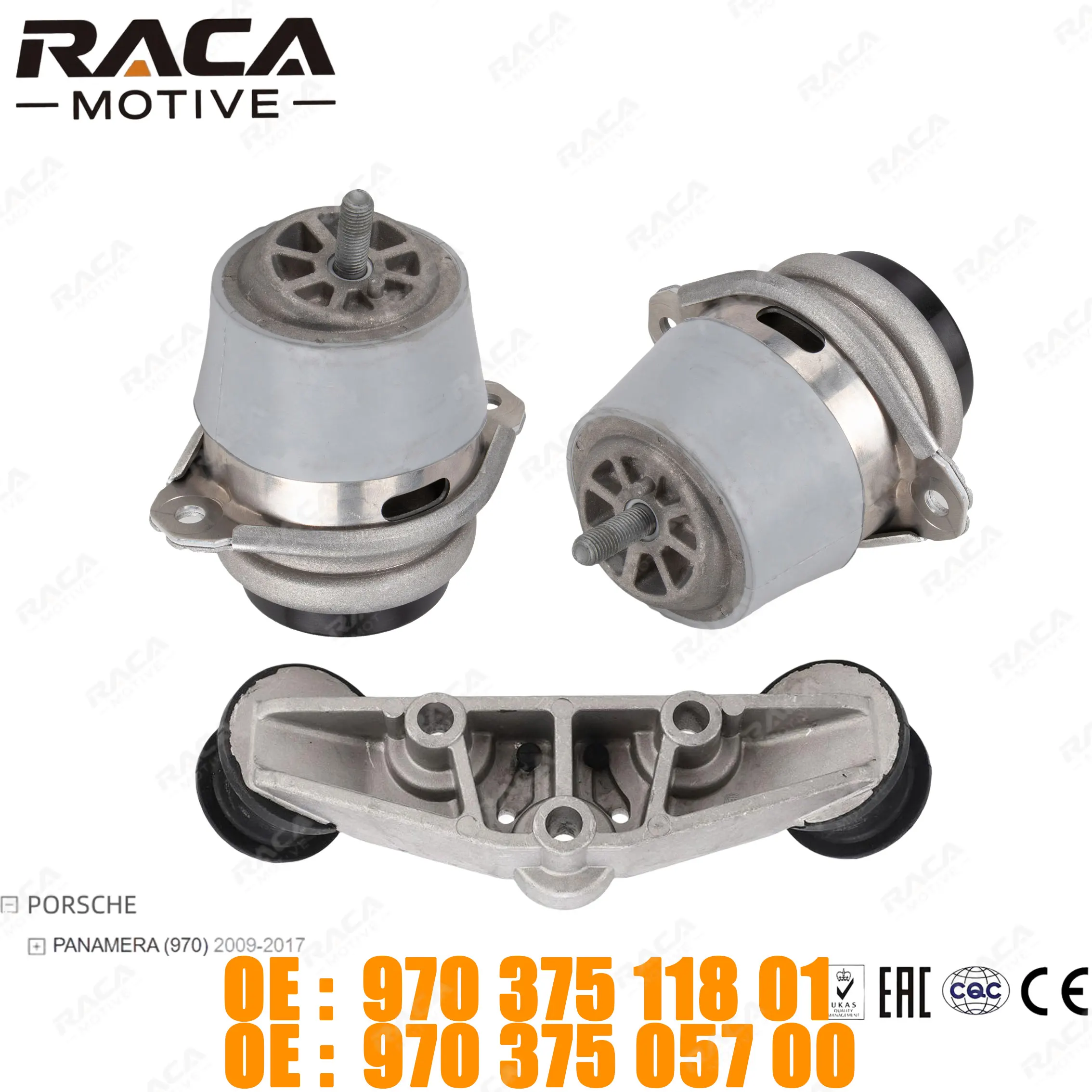 3-Piece Engine Mount Set Suitable for Porsche Panamera (970) 2009-2017 97037505700 97037511801 97037511800
3-Piece Engine Mount Set Suitable for Porsche Panamera (970) 2009-2017 97037505700 97037511801 97037511800