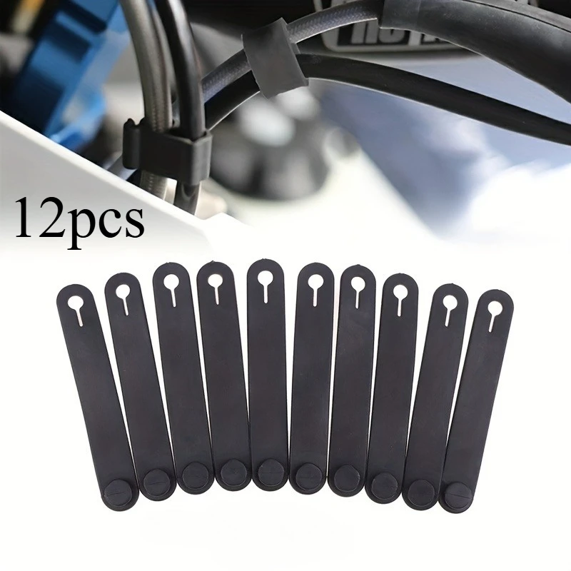 12pcs Motorcycle Rubber Frame Tie Downs, Elastic Clutch and Brake Line Straps, Fit, Black
12pcs Motorcycle Rubber Frame Tie Downs, Elastic Clutch and Brake Line Straps, Fit, Black
