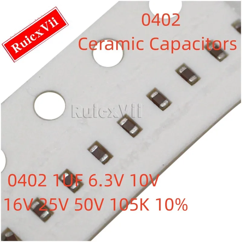 (100 шт.) керамические конденсаторы 0402 1UF 6,3 V 10V 16V 25V 50V 105K 10% X5R 1005 SMD
(100 шт.) керамические конденсаторы 0402 1UF 6,3 V 10V 16V 25V 50V 105K 10% X5R 1005 SMD