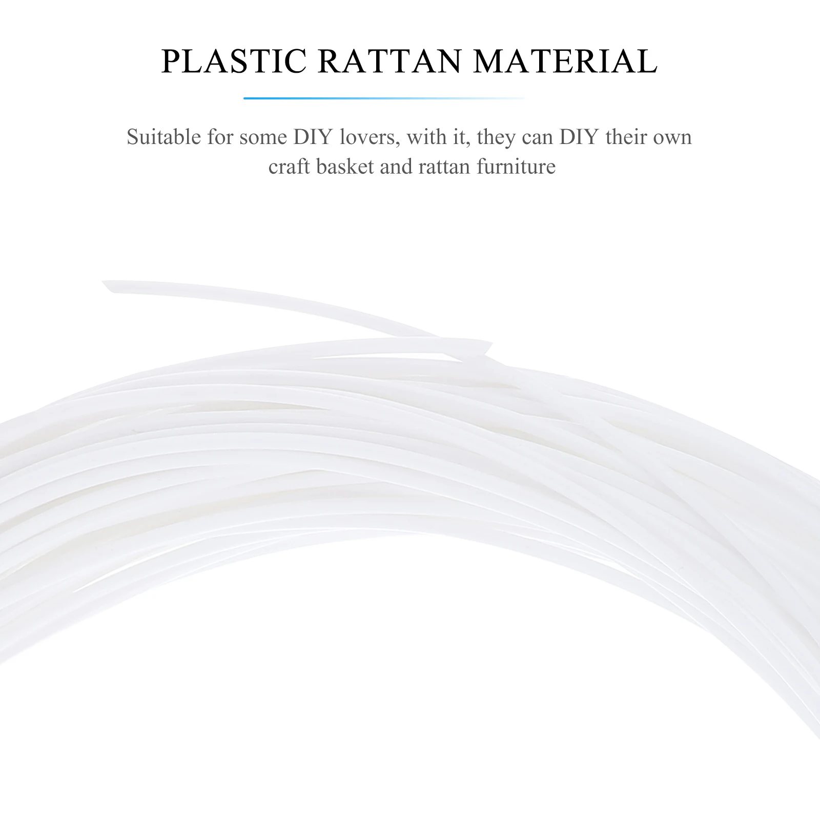 Weaving Materials 4 5mm White Hollow Round Rattan Strips for DIY Furniture Craft Basket Plastic Rattan Material Furniture Repair
Weaving Materials 4 5mm White Hollow Round Rattan Strips for DIY Furniture Craft Basket Plastic Rattan Material Furniture Repair