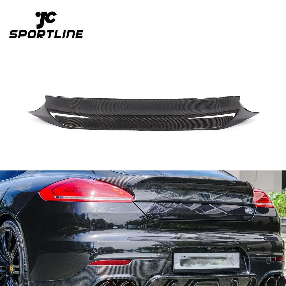 JCSportline V Style Carbon Fiber Trunk Wing Spoiler For Porsche Panamera 10-13
JCSportline V Style Carbon Fiber Trunk Wing Spoiler For Porsche Panamera 10-13