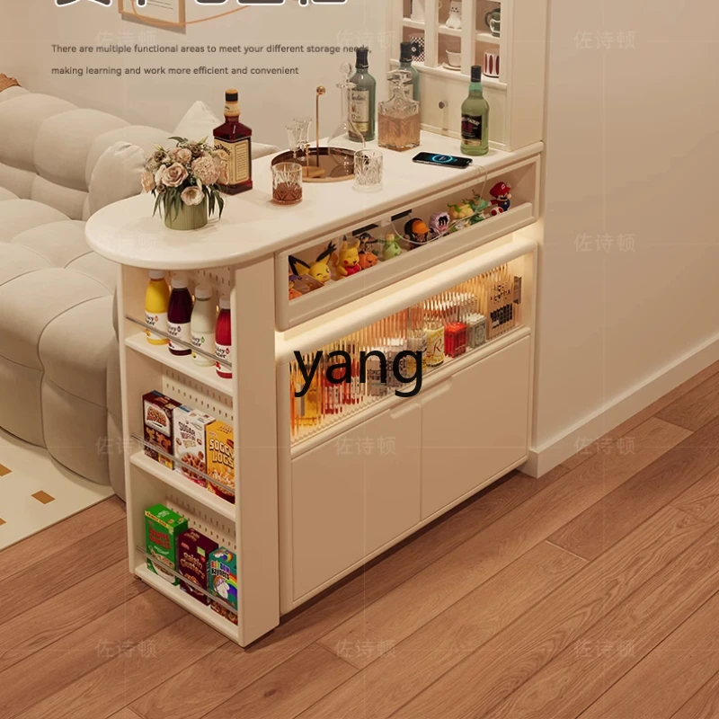 LH cream wind solid wood retractable bar table partition double-sided wine cabinet integrated living room can be rotated
LH cream wind solid wood retractable bar table partition double-sided wine cabinet integrated living room can be rotated