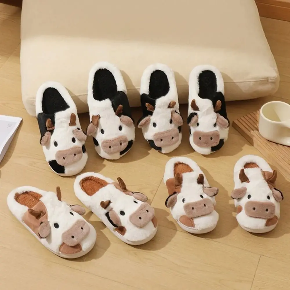 1 pair Cute Non-slip Cow Slippers Cow Toe Wrap Soft Slippers Warm Warm Slippers Student
1 pair Cute Non-slip Cow Slippers Cow Toe Wrap Soft Slippers Warm Warm Slippers Student