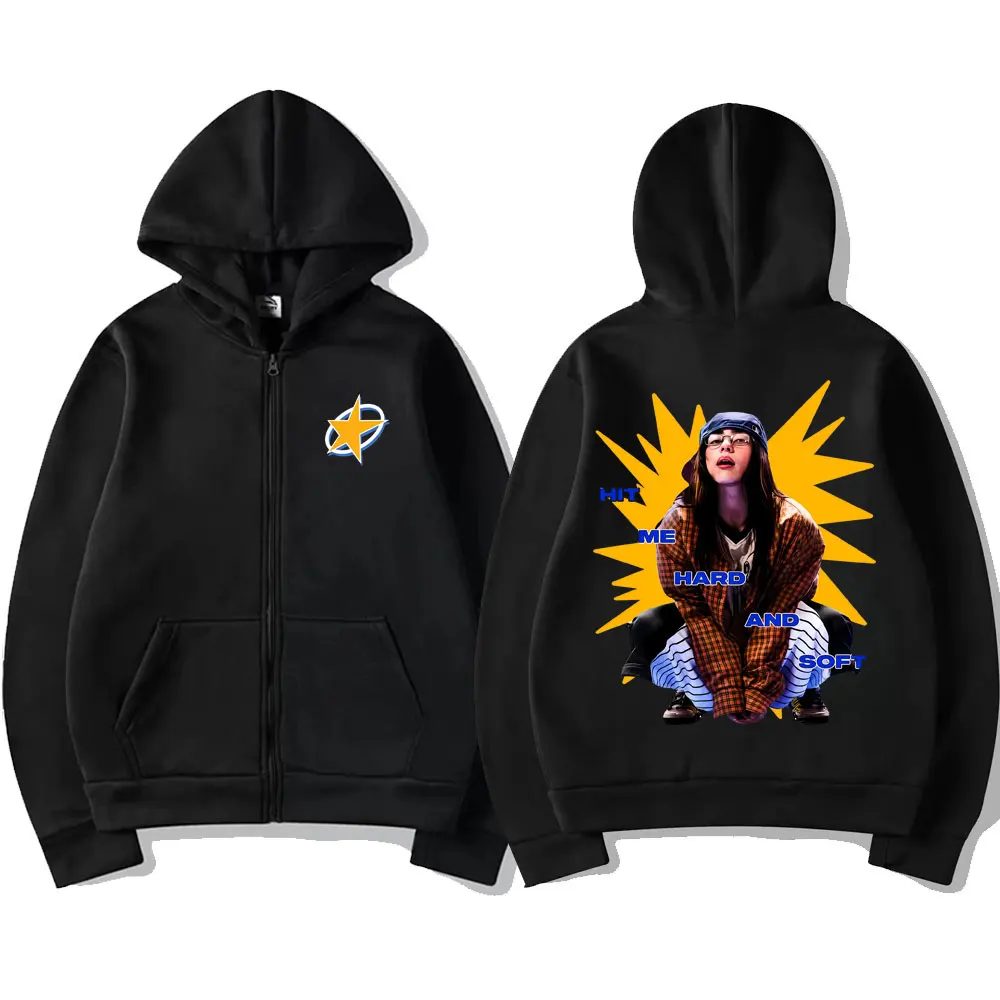 Hit Me Hard and Soft Merch 2026 Zipper Hoodie Men Women Fashion Pop Music Zip Up Jacket Men's Casual Oversized Zip Up Sweatshirt
Hit Me Hard and Soft Merch 2026 Zipper Hoodie Men Women Fashion Pop Music Zip Up Jacket Men's Casual Oversized Zip Up Sweatshirt
