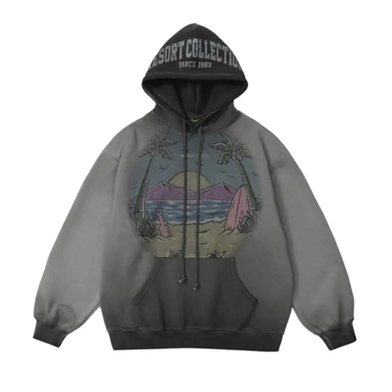 Gradient Color Pullover Hoodie Female Spring and Summer 2025 New Cotton Sports Sweater Ins Tide Loose Lazy Wind Leisure Jacket
Gradient Color Pullover Hoodie Female Spring and Summer 2025 New Cotton Sports Sweater Ins Tide Loose Lazy Wind Leisure Jacket