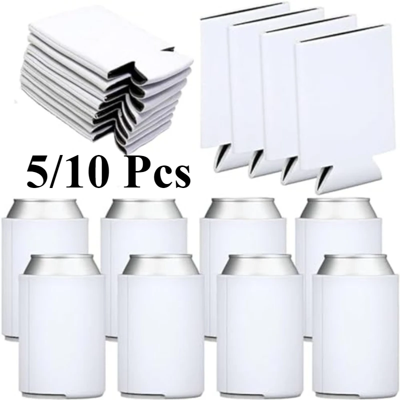 5/10 Pcs Blank Sublimation Can Cooler Sleeves – Collapsible Covers for Beer, Soda, Party Drinks, Picnics & Outdoor Events
5/10 Pcs Blank Sublimation Can Cooler Sleeves – Collapsible Covers for Beer, Soda, Party Drinks, Picnics & Outdoor Events