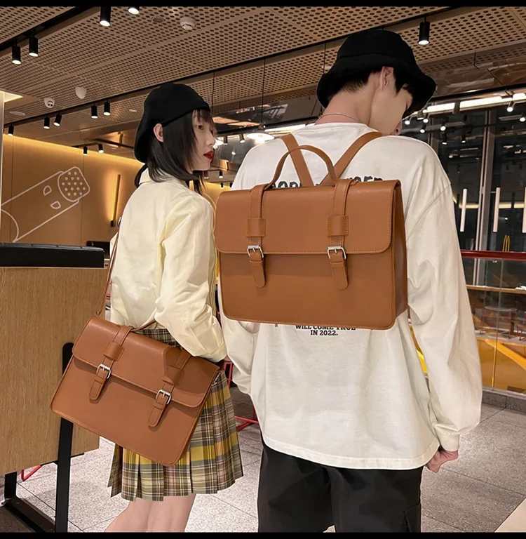 Large Capacity Jk Uniform Bag Crossbody Bag Korean Men Women Backpack Retro Pu Backpack Teenage Students Schoolbag
Large Capacity Jk Uniform Bag Crossbody Bag Korean Men Women Backpack Retro Pu Backpack Teenage Students Schoolbag