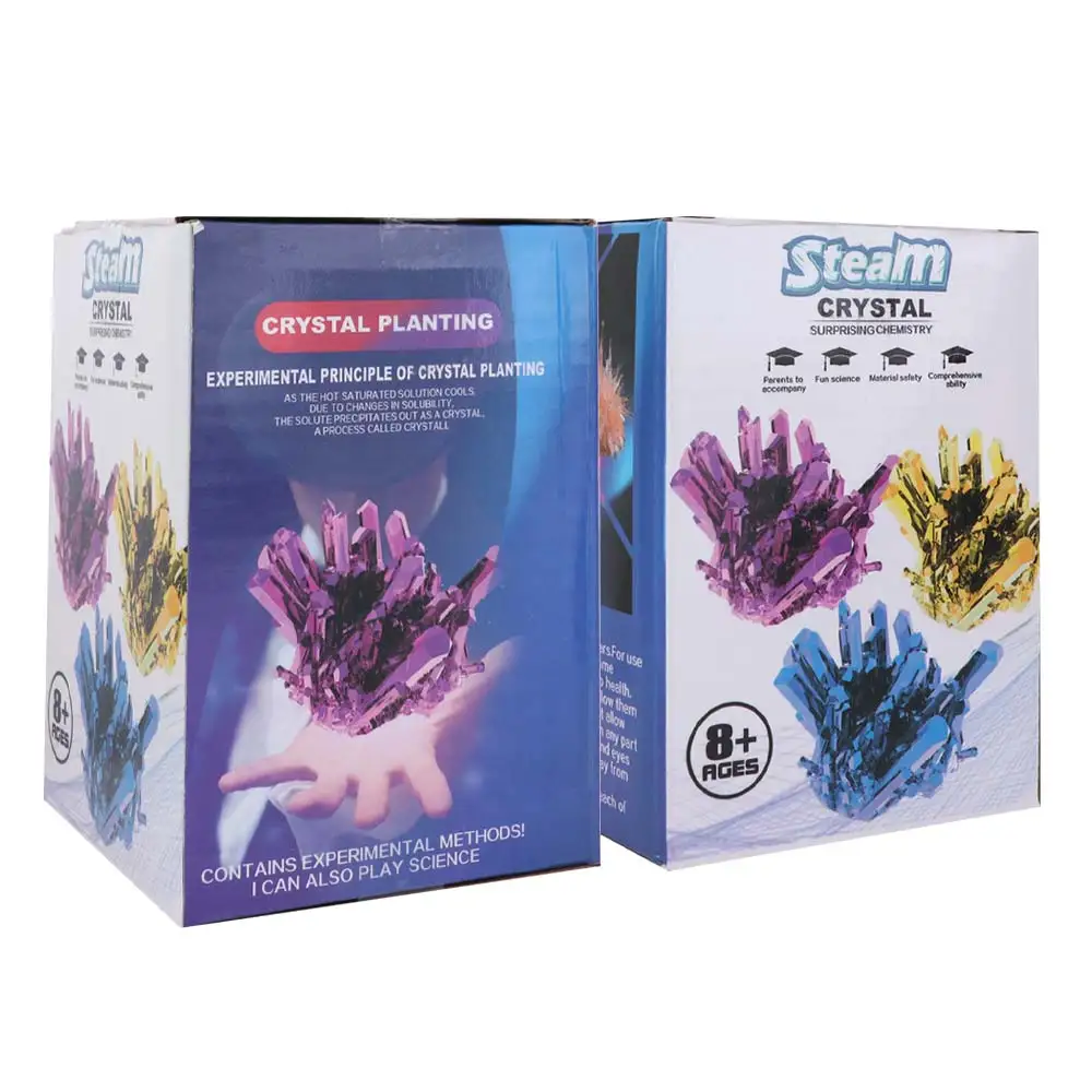 Grow a Crystal Crystal Growing Science Kit Easy To Grow Colored Crystals Science Experiments Toy Stirring Sticks Mold Shapes
Grow a Crystal Crystal Growing Science Kit Easy To Grow Colored Crystals Science Experiments Toy Stirring Sticks Mold Shapes