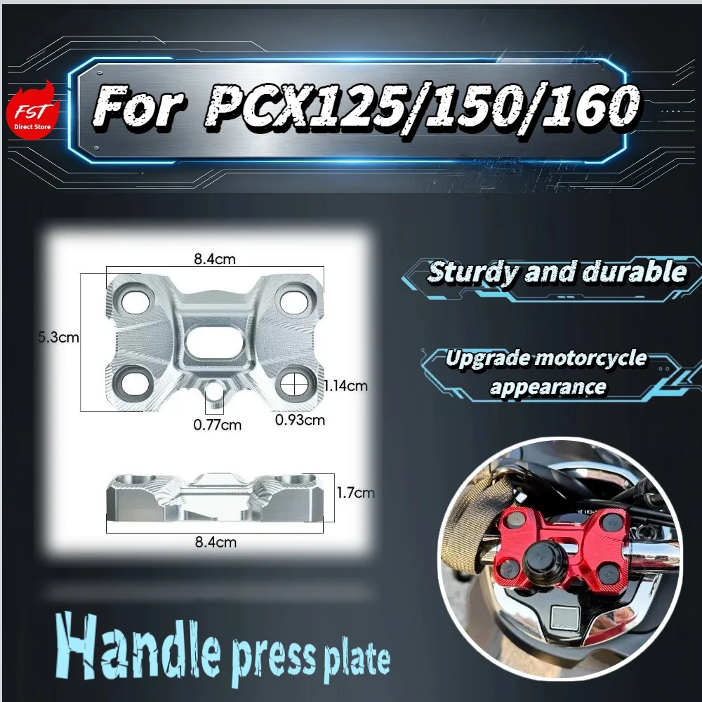 For PCX160 PCX150 PCX125 CNC Aluminum Handlebar Clamp With Ball Head Mount Scooter Mod Accessories
For PCX160 PCX150 PCX125 CNC Aluminum Handlebar Clamp With Ball Head Mount Scooter Mod Accessories