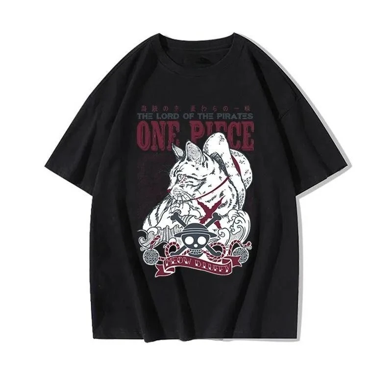 Bandai Genuine ONE PIECE ONE PIECE Joint T-Shirt King of Navigation Printing Men's Short T Pure Cotton Men's T Cat Short Sleeves
Bandai Genuine ONE PIECE ONE PIECE Joint T-Shirt King of Navigation Printing Men's Short T Pure Cotton Men's T Cat Short Sleeves