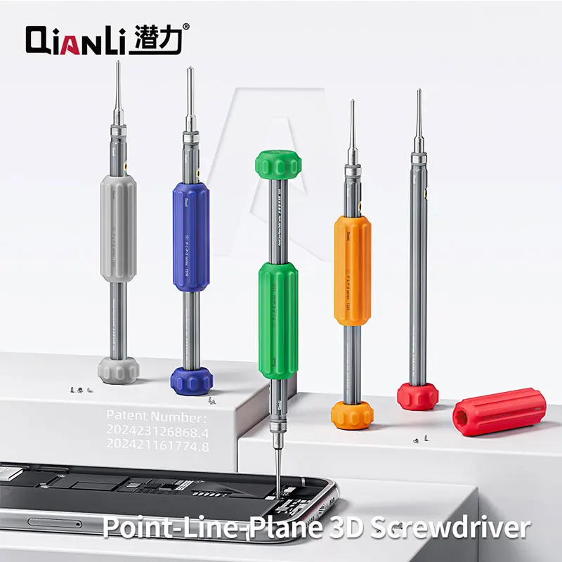 QianLi 3D Adjustable Screwdriver Set A/B/C - Metal+Silicone Ergonomic Grip for Electronics Repair, Watch & Glasses Maintenance
QianLi 3D Adjustable Screwdriver Set A/B/C - Metal+Silicone Ergonomic Grip for Electronics Repair, Watch & Glasses Maintenance
