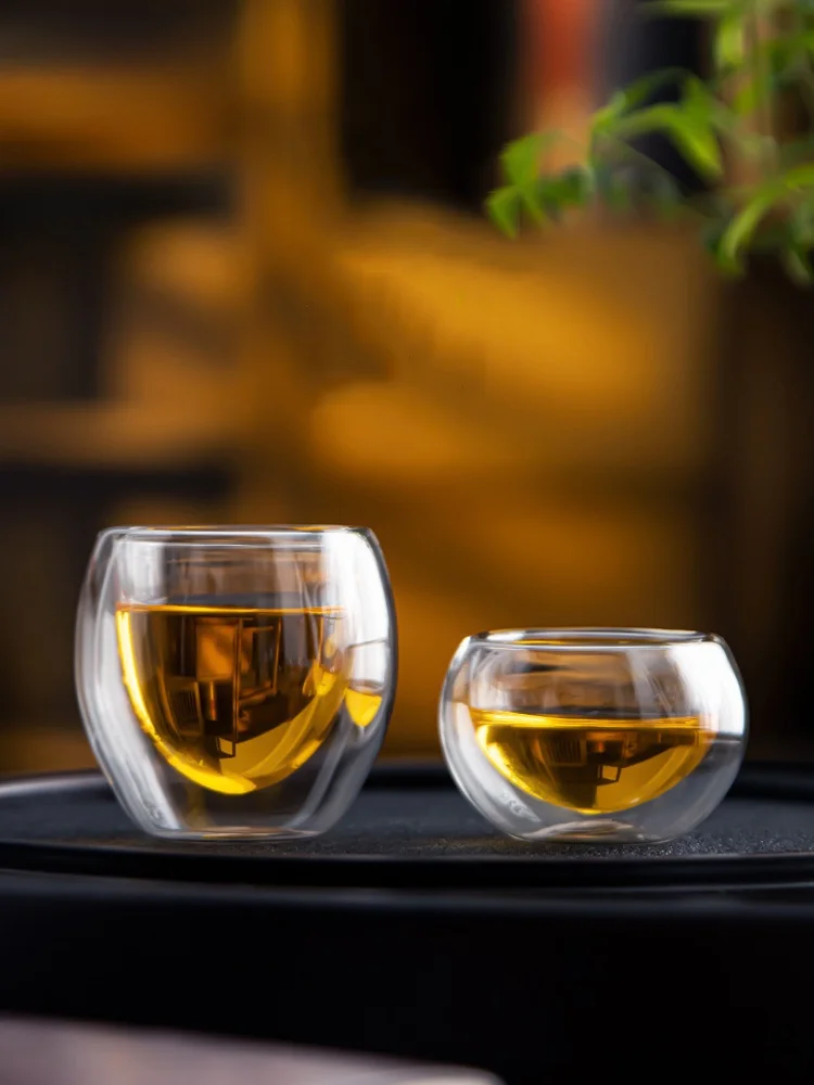 Touch Miss Double Layered Glass Gongfu Tea Cup Owner Cup Tasting Cup Heat Resistant Tea Set Home Use Transparent Cup
Touch Miss Double Layered Glass Gongfu Tea Cup Owner Cup Tasting Cup Heat Resistant Tea Set Home Use Transparent Cup