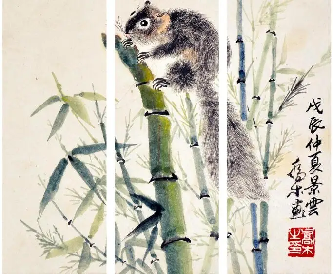 MT0110 Chinese Style bamboo squirrel Decorative Print Art Canvas Poster For Living Room Decor Home Wall Picture
MT0110 Chinese Style bamboo squirrel Decorative Print Art Canvas Poster For Living Room Decor Home Wall Picture