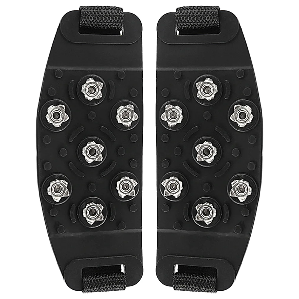 1 Pair Portable Non Slip Ice Grippers For Shoes And Boots Perfect For Winter Sports And Activities Crampons
1 Pair Portable Non Slip Ice Grippers For Shoes And Boots Perfect For Winter Sports And Activities Crampons
