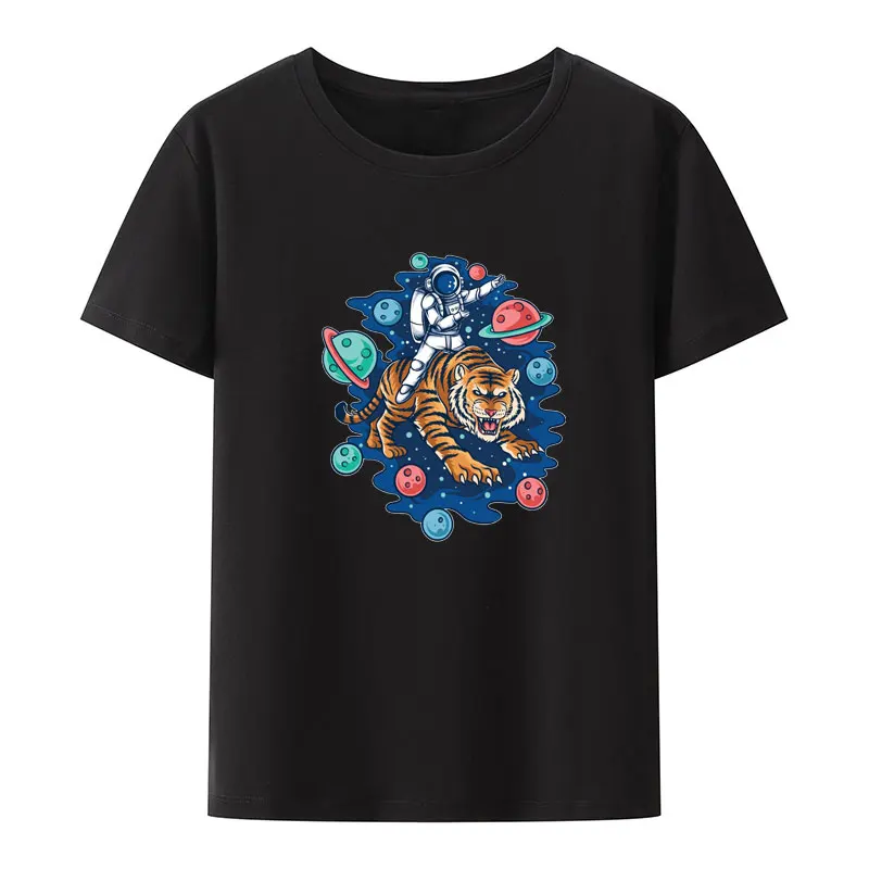 Funny Astronaut Riding Outer Space Tiger Print T Shirt Pair Y2k Street Fashion Humor Short Sleeve O-neck Breathabl Boy Anime Gym
Funny Astronaut Riding Outer Space Tiger Print T Shirt Pair Y2k Street Fashion Humor Short Sleeve O-neck Breathabl Boy Anime Gym