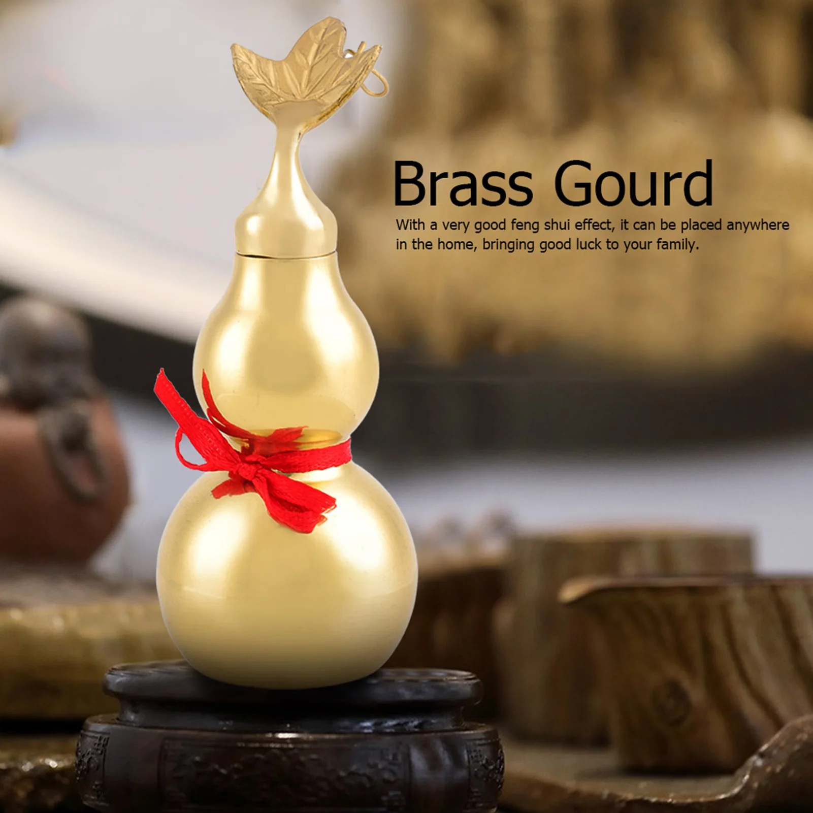 D5 Handicrafts And Home Decorations Traditional Chinese Feng Shui Brass Gourd With Leaf Smooth Surface Open Cover Decoration 
D5 Handicrafts And Home Decorations Traditional Chinese Feng Shui Brass Gourd With Leaf Smooth Surface Open Cover Decoration