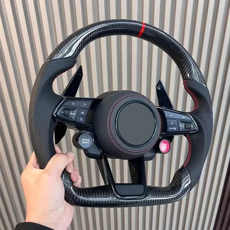 High Quality For Audi Q7 Q8 SQ7 SQ8 RSQ7 RSQ8 RS3 RS4 RS5 RS6 RS7 R8 Alcantera Leather Custom Carbon Fiber Steering Wheel
High Quality For Audi Q7 Q8 SQ7 SQ8 RSQ7 RSQ8 RS3 RS4 RS5 RS6 RS7 R8 Alcantera Leather Custom Carbon Fiber Steering Wheel