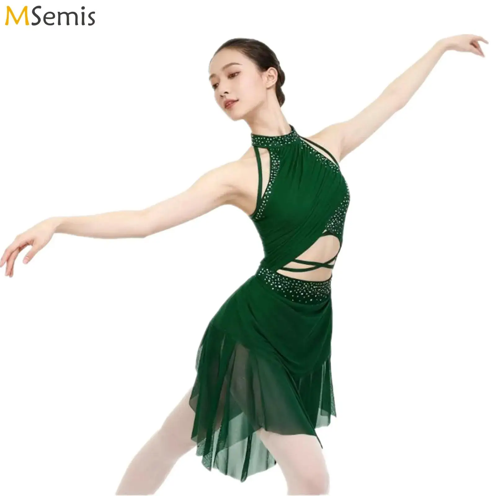 Женский гимнастический балетный трикотаж, лирический танцевальный костюм, прозрачная сетчатая накладка, блестящее танцевальное трико со стразами, платье
Женский гимнастический балетный трикотаж, лирический танцевальный костюм, прозрачная сетчатая накладка, блестящее танцевальное трико со стразами, платье