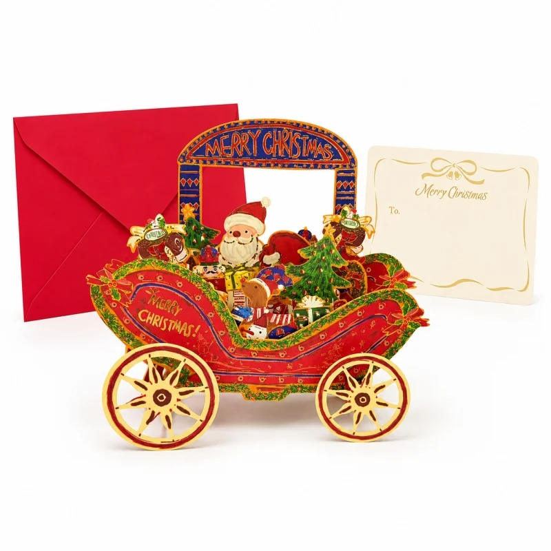 New 3D Pop UP Christmas Cards Santa Invitation Greeting Card Party Children Gifts New Year Thank You Card Holiday Gift Postcard
New 3D Pop UP Christmas Cards Santa Invitation Greeting Card Party Children Gifts New Year Thank You Card Holiday Gift Postcard