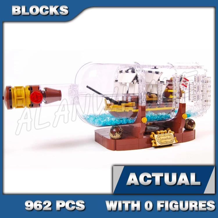 962pcs Ideas Micro Scale Sailing Ship in a Bottle Craftsman Leviathan Compass 16051 Building Blocks Kit Compatible With Model
962pcs Ideas Micro Scale Sailing Ship in a Bottle Craftsman Leviathan Compass 16051 Building Blocks Kit Compatible With Model