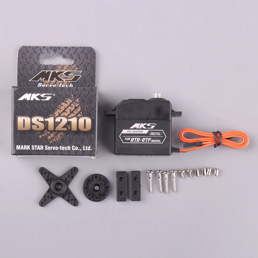 MKS DS1210 servo metal gear digital standard steering gear entry-level
MKS DS1210 servo metal gear digital standard steering gear entry-level